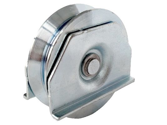 Schiebetürunterseite der Garderobe dreht Nut der 80mm Tor-Räder Y mit doppelter Platte