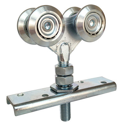 Möbel, die hängenden Stahl-Ball der Tür-Rollen-38mm mit Schmiede-Mitte-Aufspannplatte schieben