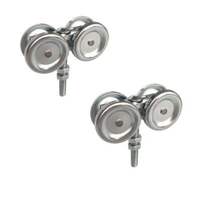 Hängende Tür-Rollen des Bolzen-M12 und Bahn-Innenscheunen-Tür-Rolle Kit Hardware Box Rail