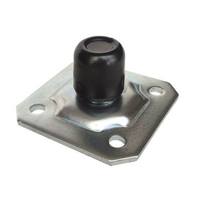 Schwarzer Zaun Gate Door Stopper lagern Gummistahltor-Stopper-Metall schwenkbar