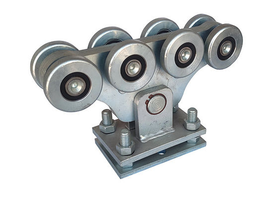 Freitragendes gleitendes Tor-Wagen-Rad-Zink-Silber der Tor-harten Beanspruchung