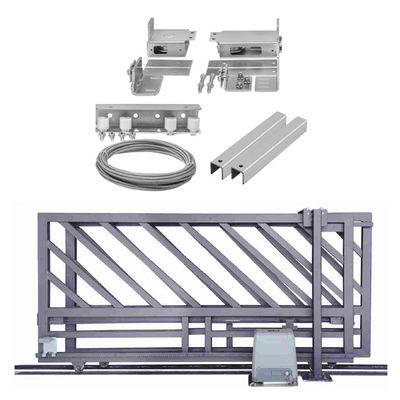 Galvanisierte doppelte Tür-teleskopische gleitendes Tor-Hardware automatisches 3M 4M