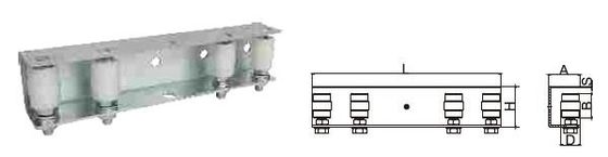 Automatisches verzinktes teleskopisches Tor-System 3m 4m 5m 6m
