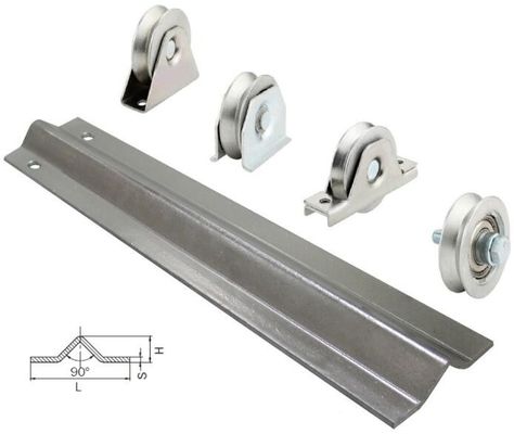 Vertiefter Führer, der Laufschienen-Hardware und Rollen 55mm schiebt