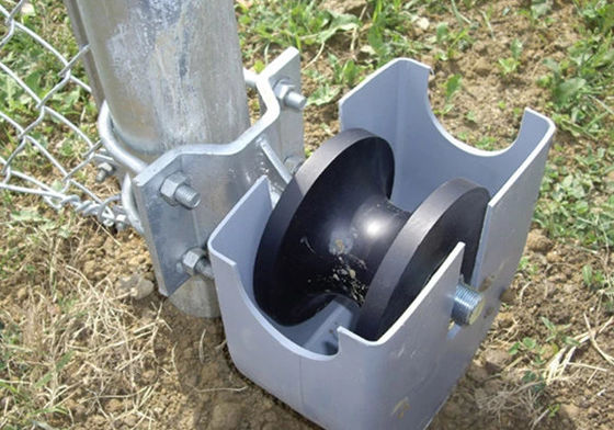 freitragende Nylonrollen des Tor-5327g mit Klammer-Kettenglied-Zaun Gate Wheels