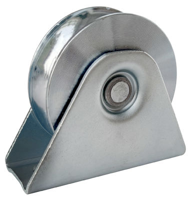 4&quot; galvanisierte Stahlrolle u-Nut für Eisentor mit einzelnem tragendem Rad des gleitenden Tors