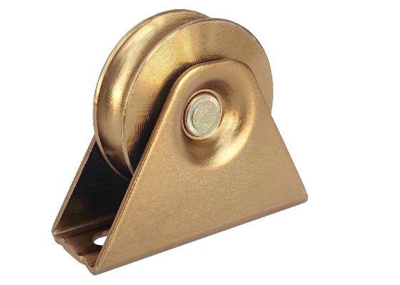 98mm 4&quot; Hochleistungsfahrstraßen-Tor dreht das galvanisierte v-Nut-Eisen