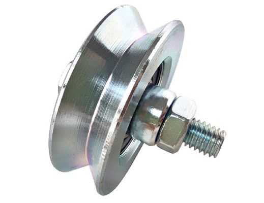 100mm dreht gleitendes Fahrstraßen-Tor Rolle mit Bolzen 3&quot; Tor-Räder der Nut-4&quot; V