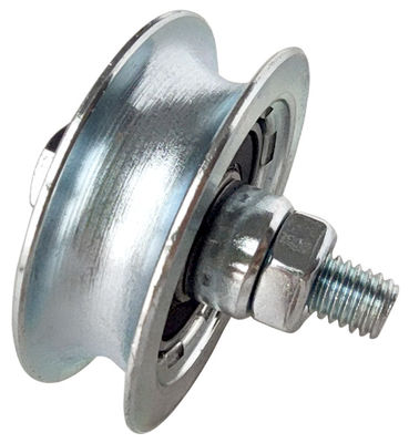 100mm dreht gleitendes Fahrstraßen-Tor Rolle mit Bolzen 3&quot; Tor-Räder der Nut-4&quot; V