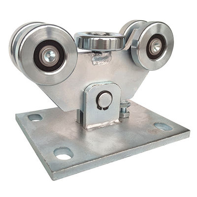 60mm Rollen galvanisierten gleitendes freitragendes Torstützstahlrad