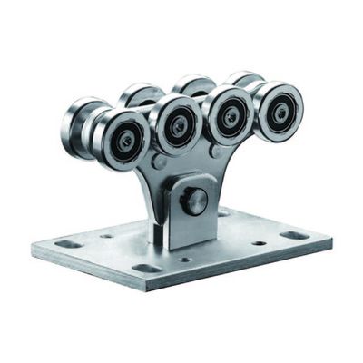 48mm Rollen galvanisierten mittleres gleitendes freitragendes Torwagenstahlrad