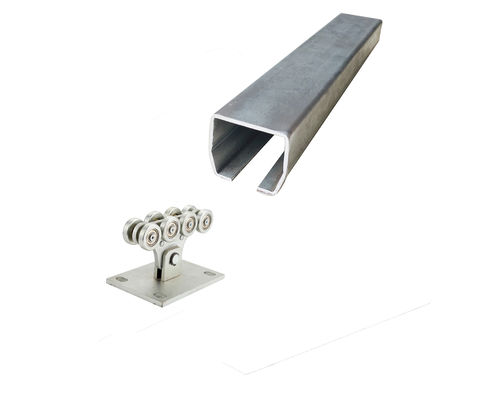 Kleine 6m 6 Meter bügeln silberne galvanisierte freitragende Laufschienen-System-Hardware