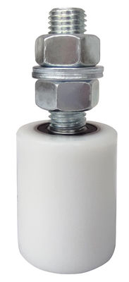 50mm schwarze gleitende rollende Tor-Führer-Rolle 3&quot; 6&quot; PVCplastiknylonlager