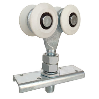 hängende Nylonrolle der Schiebetür-Räder 4 300kg 55mm mit horizontaler Aufspannplatte