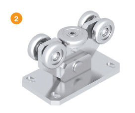 Hochleistungstorrad volles 7&quot; der freitragenden Räder Durchmesser 2 4 8 Räder