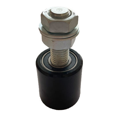 50mm schwarze gleitende rollende Tor-Führer-Rolle 3&quot; 6&quot; PVCplastiknylonlager