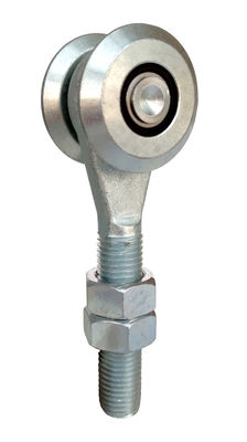 40mm galvanisierten hängende Rollen der Tür-Rollen-weißes Eisen-hängende Bahn-2 mit Ball
