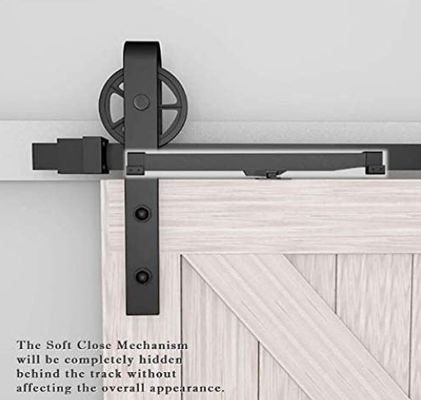 14 Ft 144 Scheunen-Tür-Hardware-Mechanismus der Zoll-Scheunen-Tor-Hardware-70-160lb weicher naher gleitender