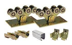8 Räder 5 der freitragenden silbrige Ausrüstungen Tür-Hardware der Räder Goldim freien