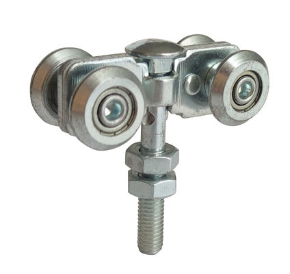 Galvanisierte hängende Stahlrolle der Tür-Q235 Kit With Forge Centre Plate