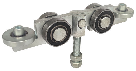 Galvanisierte hängende Stahlrolle der Tür-Q235 Kit With Forge Centre Plate