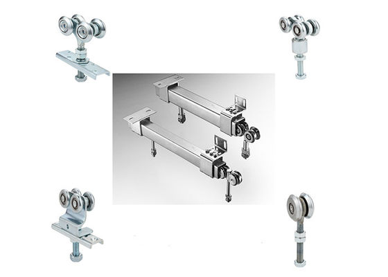 Galvanisierte hängende Stahlrolle der Tür-Q235 Kit With Forge Centre Plate