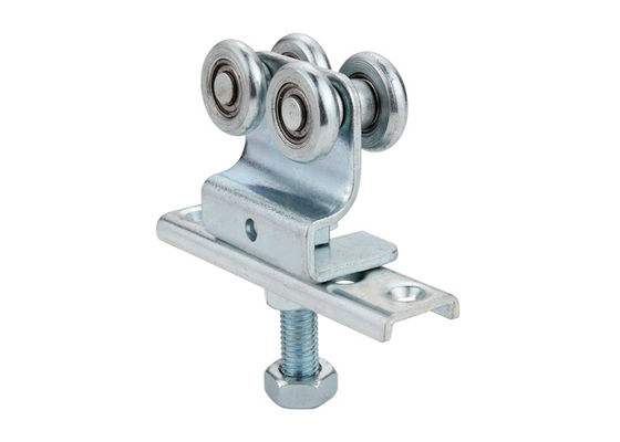 4 Rollen-Läufer-hängendes Tür-Rollen-Versammlungs-Eisen-Zink-Silber