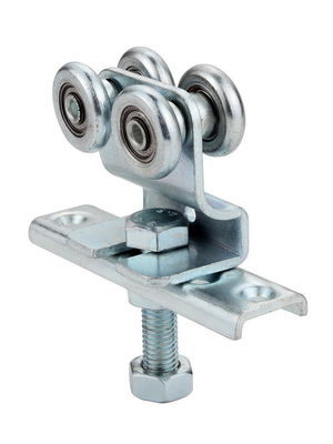 4 Rollen-Läufer-hängendes Tür-Rollen-Versammlungs-Eisen-Zink-Silber