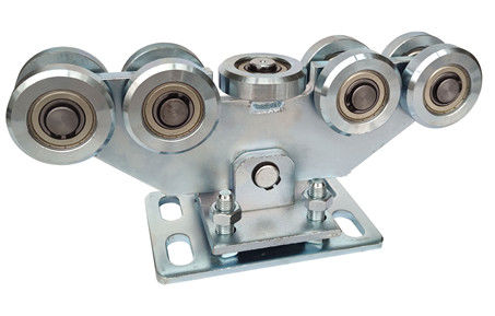 68mm silberne galvanisierte freitragende Rad-Wagen-Aufspannplatte Zaun-Gate Kits 9