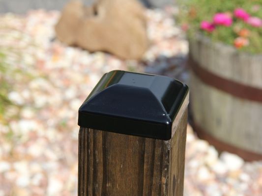 1 7/8&quot; 1 5/8&quot; Spalten-Abdeckung Zaun-Post Caps Coverss 50mm 70mm Dreieck-8x8