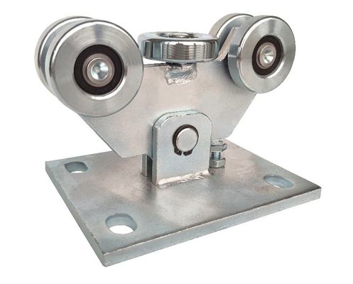 Weißes der Zink-harten Beanspruchung freitragendes Rad-kleine Last 400kg des Laufschienen-System-5