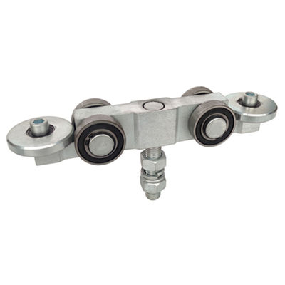 hängender Räder der Türführungsrollen 10 52mm maschinell bearbeiteter Stahl, der weißes Zink trägt