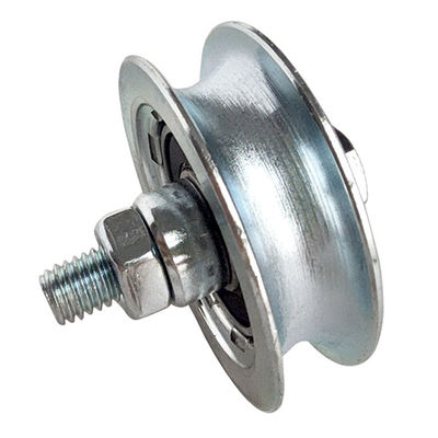 M10x55 galvanisierte Tor-Räder, die U doppelte Lager mit Bolzen 68mm fugen