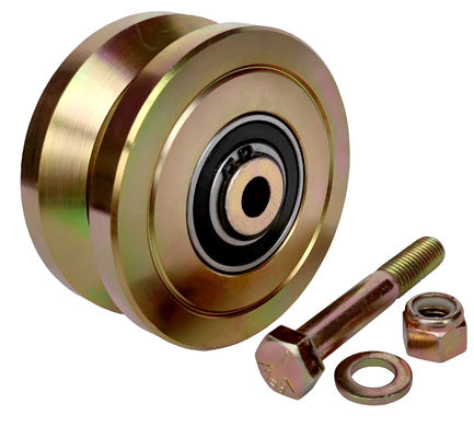 3&quot; 4&quot; 6&quot; V-Nut-Tor-Rad für das V-Profil, das Laufschienen-festen Stahl 3000 lbs 5000 lbs schiebt