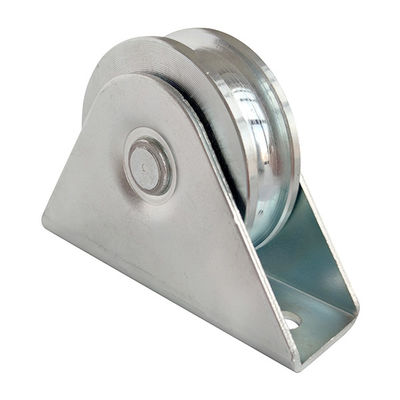 U-Nut gleitendes Tor-Räder 4 Zoll-100mm mit Lager-doppeltem galvanisiertem Stahl