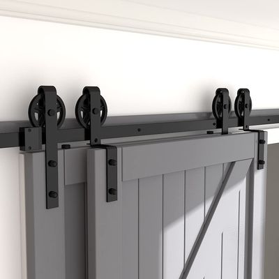 16 ft 12 ft 7' 8' 	Überbrückungs-Scheunentür-Hardware des Scheunen-Tor-Hardware-Deckenbergs doppelte gerade