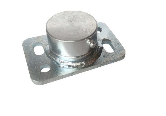 Schwenktürscharnier Hardware-Hochleistungsstahl 40mm Bauernhofes untere mit dem Rundeisen-Plattendrehen