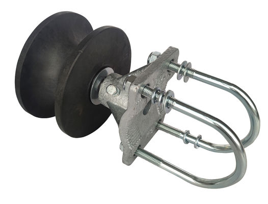 Schwarze freitragende Tor-Nylonräder 2&quot; 3/8&quot; 4&quot; Kettenglied-freitragende Tor-Rollen-Hardware-Ausrüstung