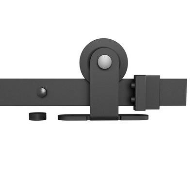 Einzelnes Eisenpulver des Tür Holztür-schwarzen Diamanten beschichtet, Hardware schiebend