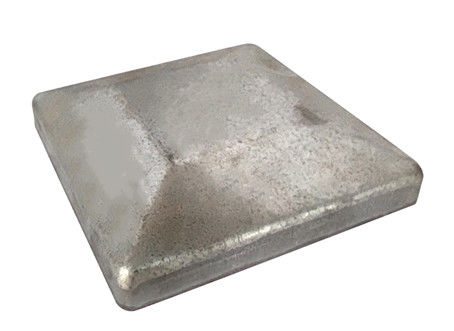 2&quot; 3&quot; Vierkantstahl-Posten-Kappen-Paralleltrapez-Garten-Zaun-Decoration Iron Metal-Splitter
