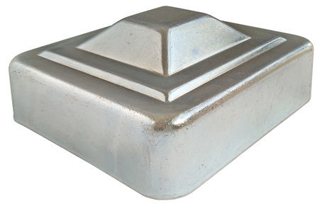 3 Zoll-100mm galvanisierte quadratische Posten-Kappe