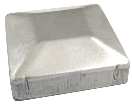 2 3/8&quot; 2 7/8&quot; 2,5&quot; Stahl-weißes Paralleltrapez Zaun-Post End Caps 6x4 5x5 6x6