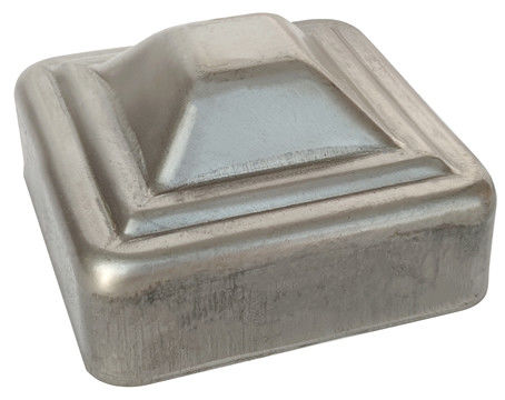3 Zoll-100mm galvanisierte quadratische Posten-Kappe