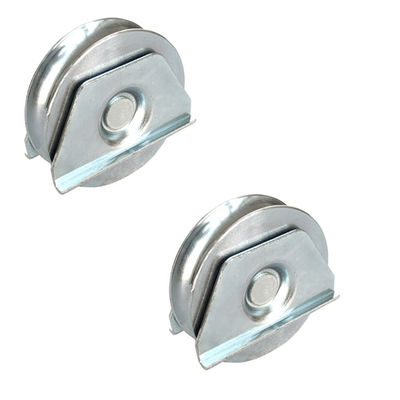 4in dreht automatischer Tor-Öffner u-Nut-Stahltor-Rollen-Rad mit doppelten Platten um