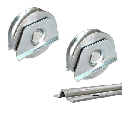 4in dreht automatischer Tor-Öffner u-Nut-Stahltor-Rollen-Rad mit doppelten Platten um