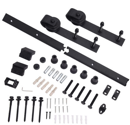 SCHIEBEN VON DEN SCHEUNEN-TÜR-ROLLEN, DIE TÜR-HARDWARE-BIEGUNGS-PLATTEN-SCHEUNEN-TÜR-ROLLE HÄNGEN