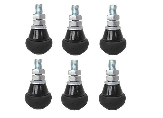 43x38mm gleitendes Tor-Führer-Rollen 6&quot; X 2&quot; 3&quot; 8&quot; gleitendes Tor-Gumminylonräder