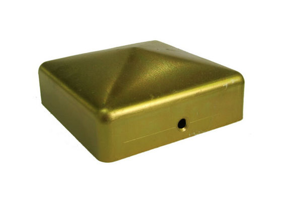 2 Zoll 2,5&quot; 3 1/2“ Eisen-Pyramiden-Zaun Post Caps 6x6 7x7 4x4 5x5 8 x 8 mit Löchern