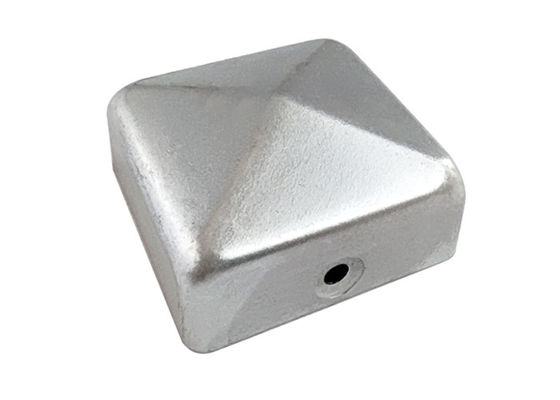 2 Zoll 2,5&quot; 3 1/2“ Eisen-Pyramiden-Zaun Post Caps 6x6 7x7 4x4 5x5 8 x 8 mit Löchern