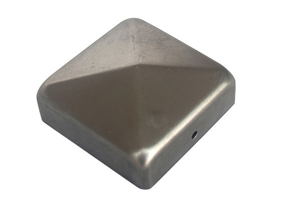 2 Zoll 2,5&quot; 3 1/2“ Eisen-Pyramiden-Zaun Post Caps 6x6 7x7 4x4 5x5 8 x 8 mit Löchern